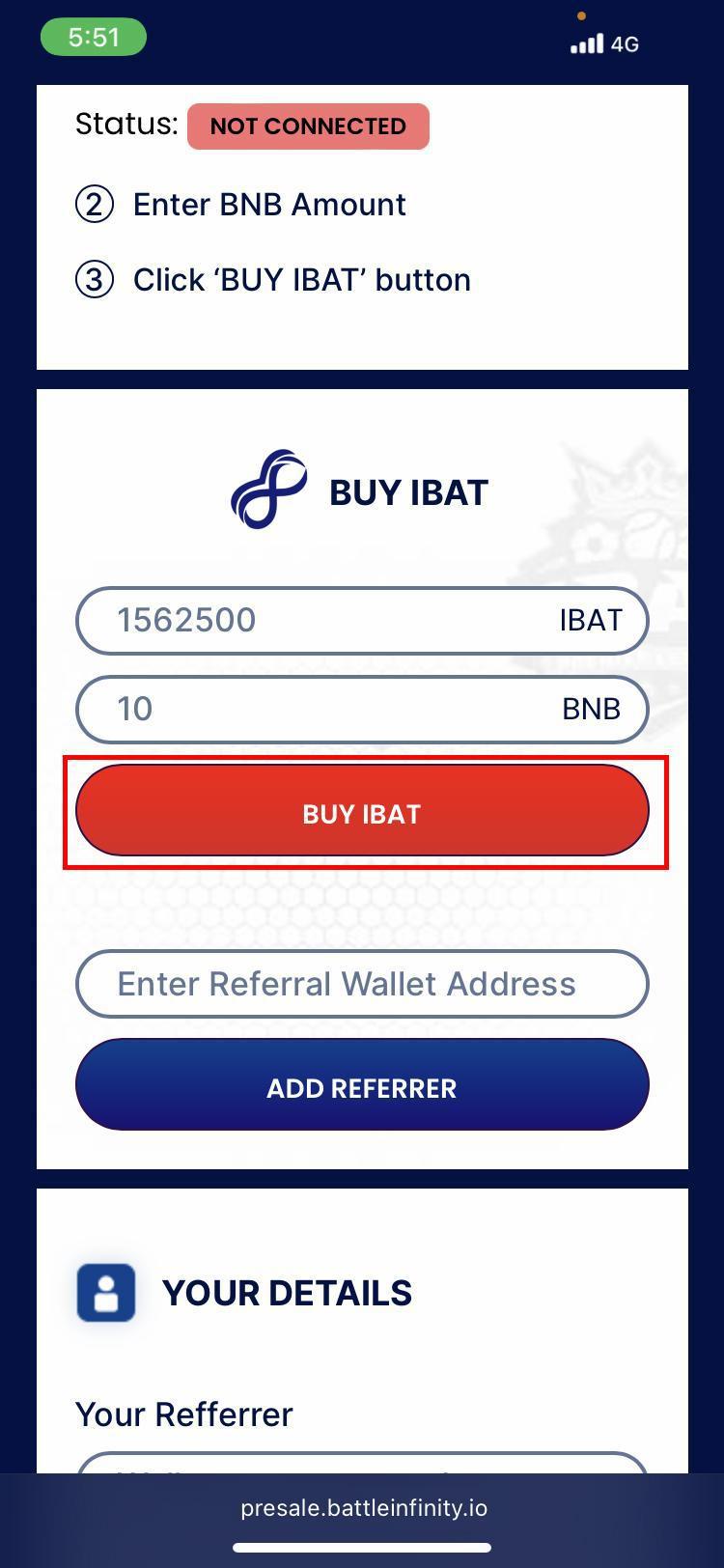 how to buy ibat crypto